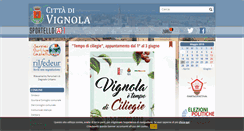 Desktop Screenshot of comune.vignola.mo.it